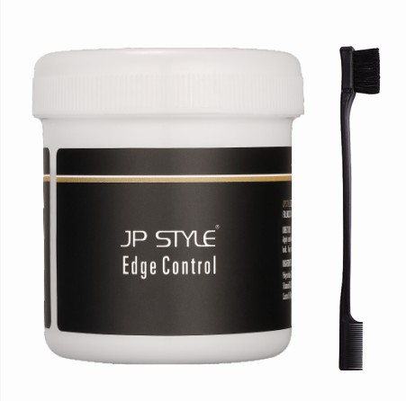 24 Hour Black Edge Control and Edge Control Brush for Braids with Private Label